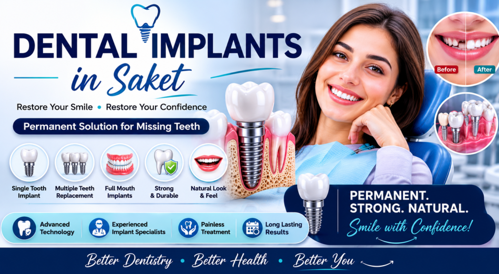 Dental Implants in Saket-