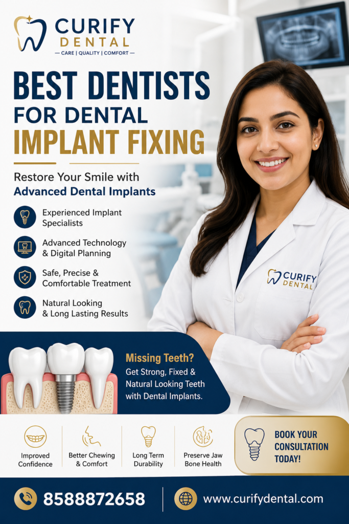 Best Dentists For Dental Implant Fixing in Saket